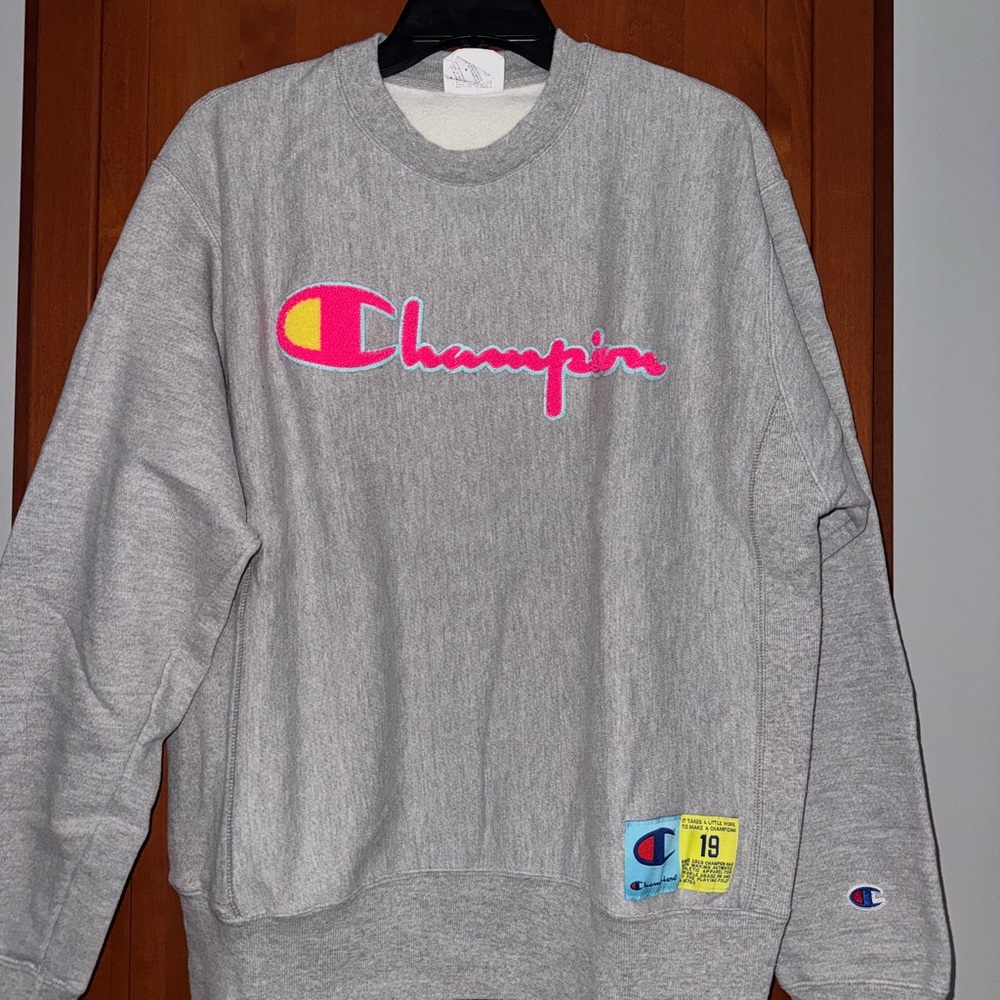 Champion Gray Reverse Weave Sweatshirt